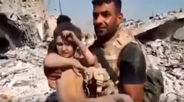 ИРАК. В сети выложено видео с еще одним чеченским ребенком в Мосуле ВИДЕО