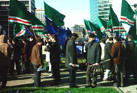 В городах Европы состоялись митинги и демонстрации в поддержку Ичкерии