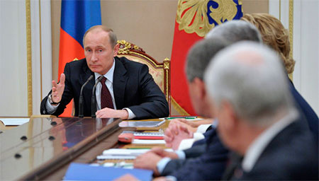 Путин жалуется: «Некоторые страны хотят дестабилизировать Кавказ»