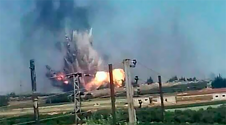 ШАМ. В Хама уничтожена база ВВС режима Асада. Подозревают Турцию